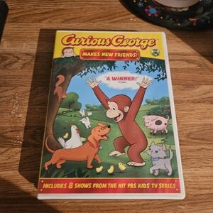 Curious George Makes New Friends DVD Movie Case And Disc Untested